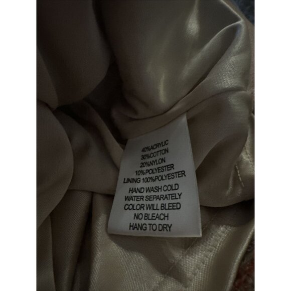 Gracia Crop Jacket Medium Tweed Pastel Silver Glitter Contrast Denim - Picture 8 of 9